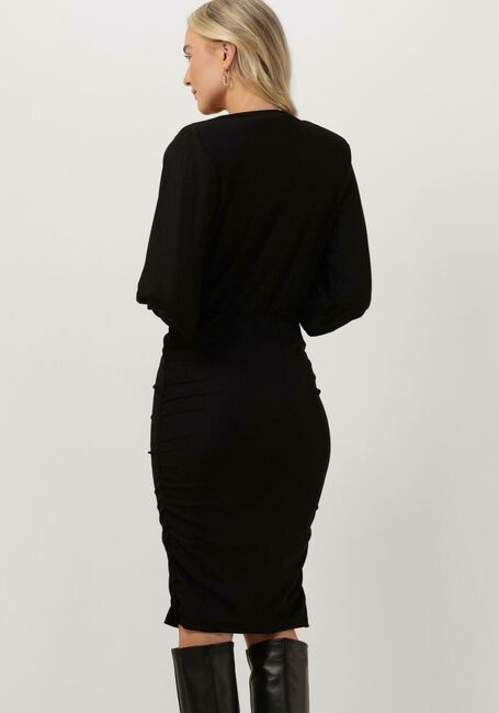 Zwarte GESTUZ Midi jurk UMINAGZ DRESS - large