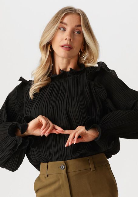 Zwarte Y.A.S. Top YASPHILINA LS HIGH NECK TOP - large