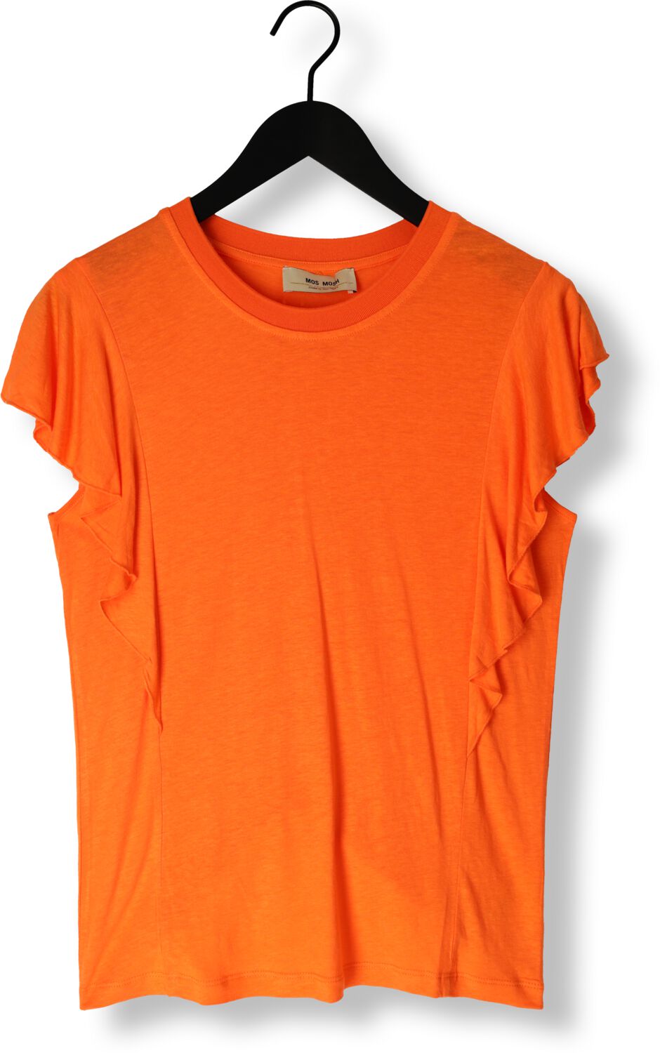 MOS MOSH Dames Tops & T-shirts Flounce Tee Koraal
