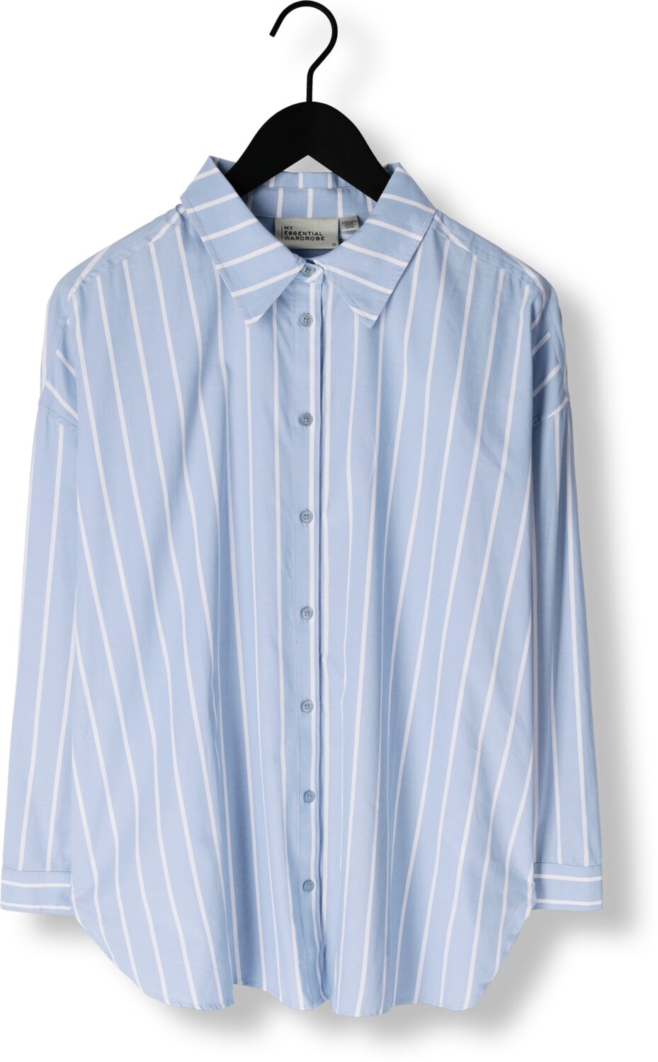 MY ESSENTIAL WARDROBE Dames Blouses Kionamw Boxy Shirt Lichtblauw
