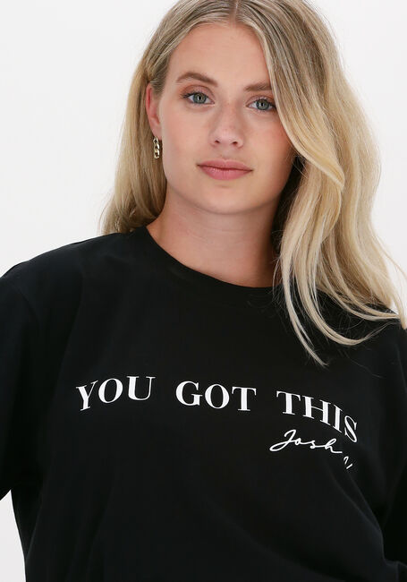 Zwarte JOSH V T-shirt TEDDY YOU GOT THIS - large