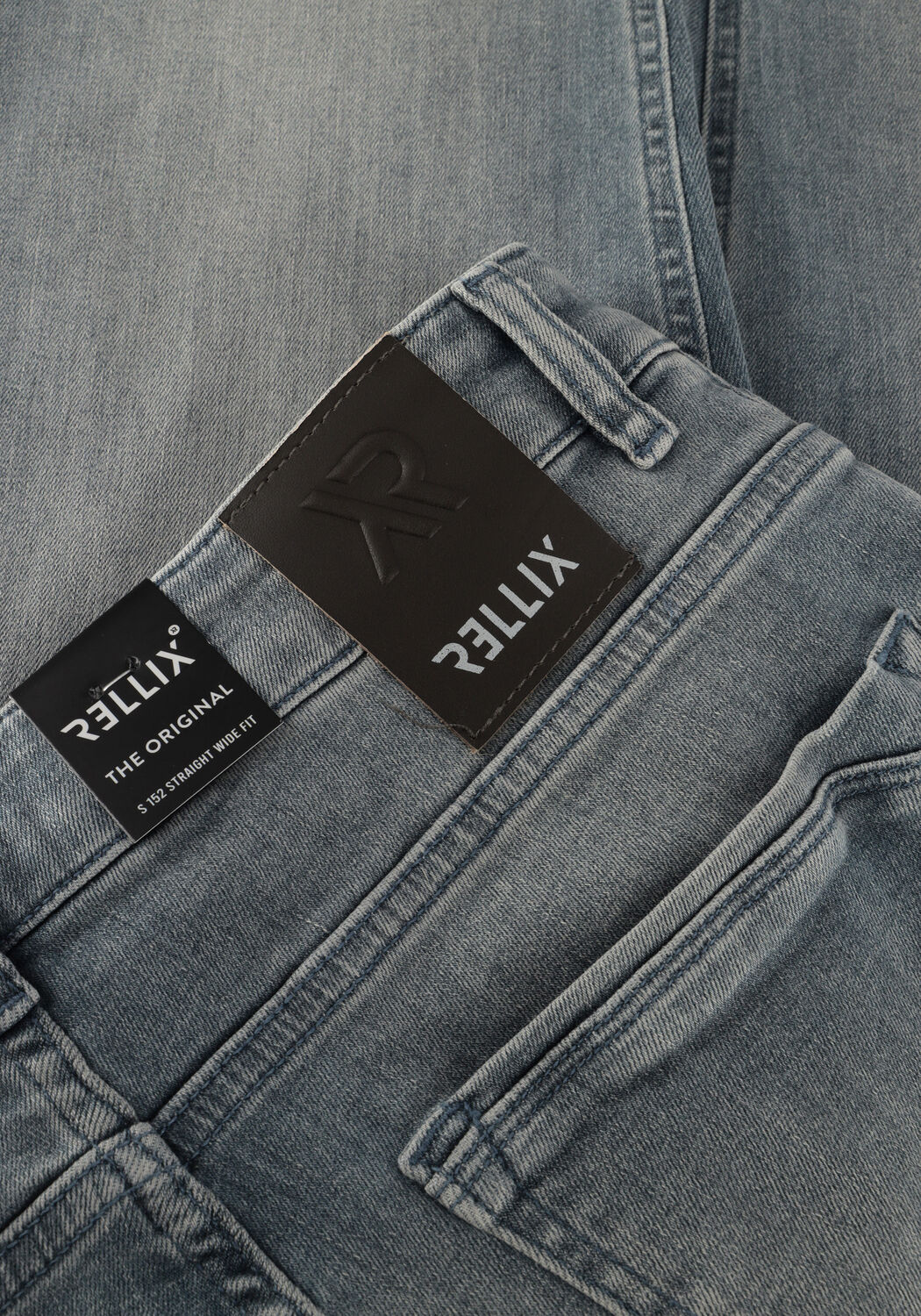 RELLIX Jongens Jeans 2617 Straight Wide Fit Jeans Grijs