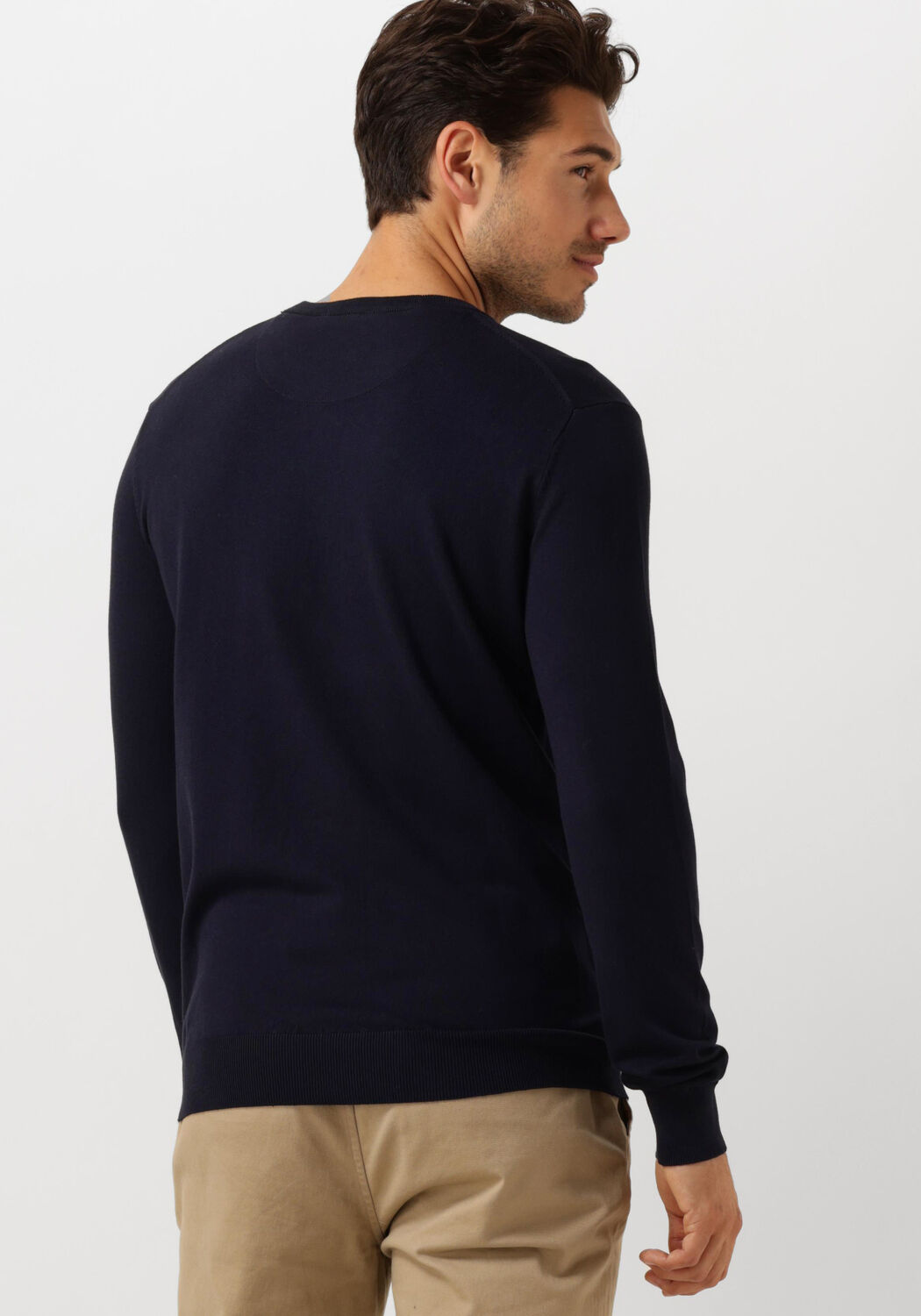 SCOTCH & SODA Heren Truien & Vesten Viscose Pullover Crewneck Donkerblauw