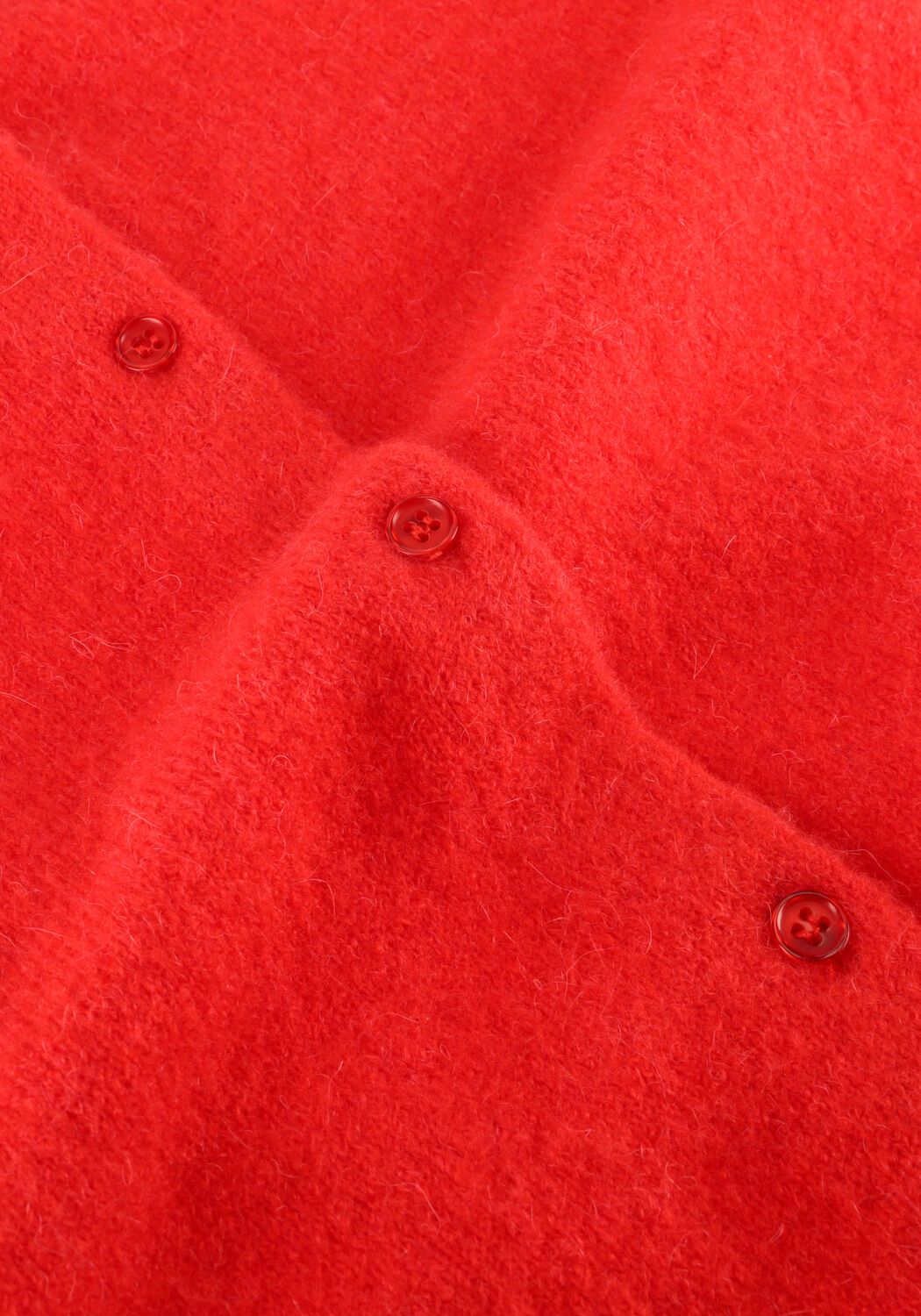 Rode MODSTR&Ouml;M Trui TREEMD SHORT CARDIGAN - large