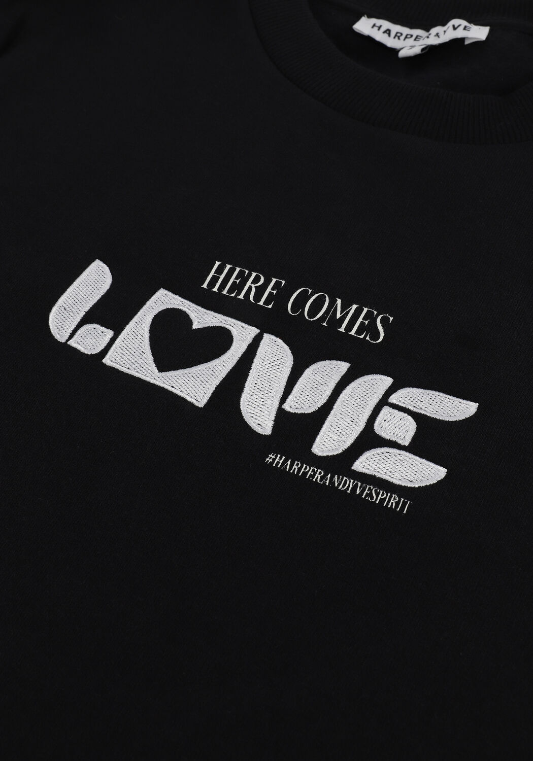 Zwarte HARPER & YVE Sweater LOVE-SW - large