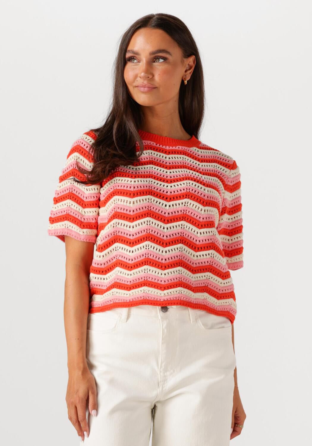 Y.A.S. Dames Truien & Vesten Yastrio Knit Pullover Rood