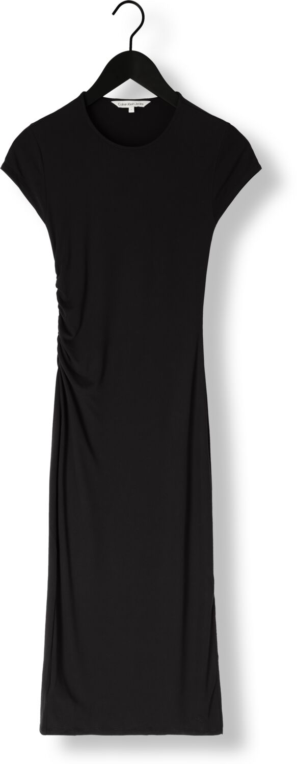 CALVIN KLEIN Dames Jurken Modal Detail Dress Zwart