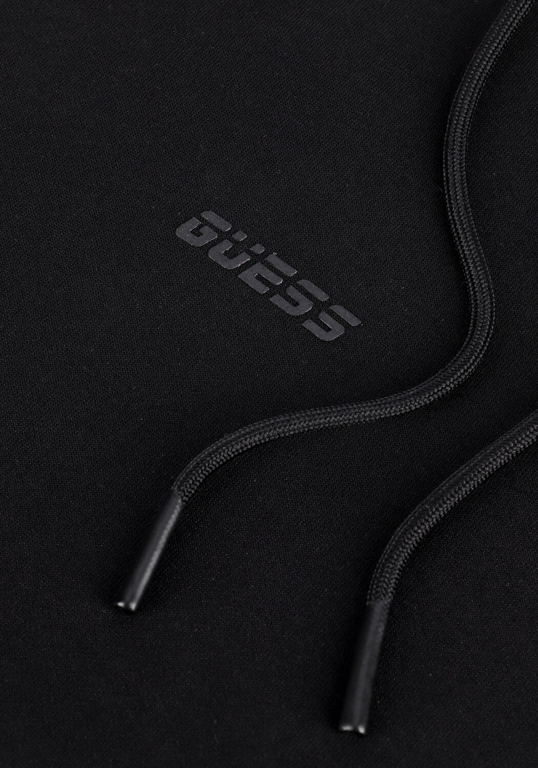 Zwarte GUESS Sweater BRITNEY HOODED SWEATSHIRT - large