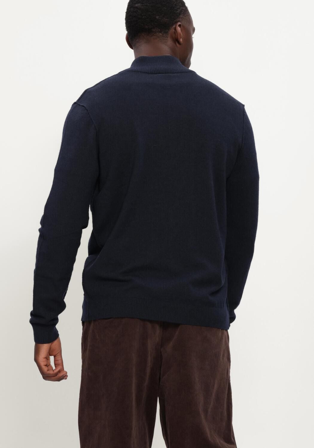 BLUE INDUSTRY Heren Truien & Vesten Knitwear Donkerblauw