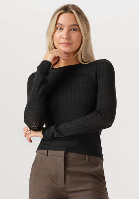 Zwarte SELECTED WOMEN Trui SLFNAJA TIGHT LS KNIT O-NECK - large