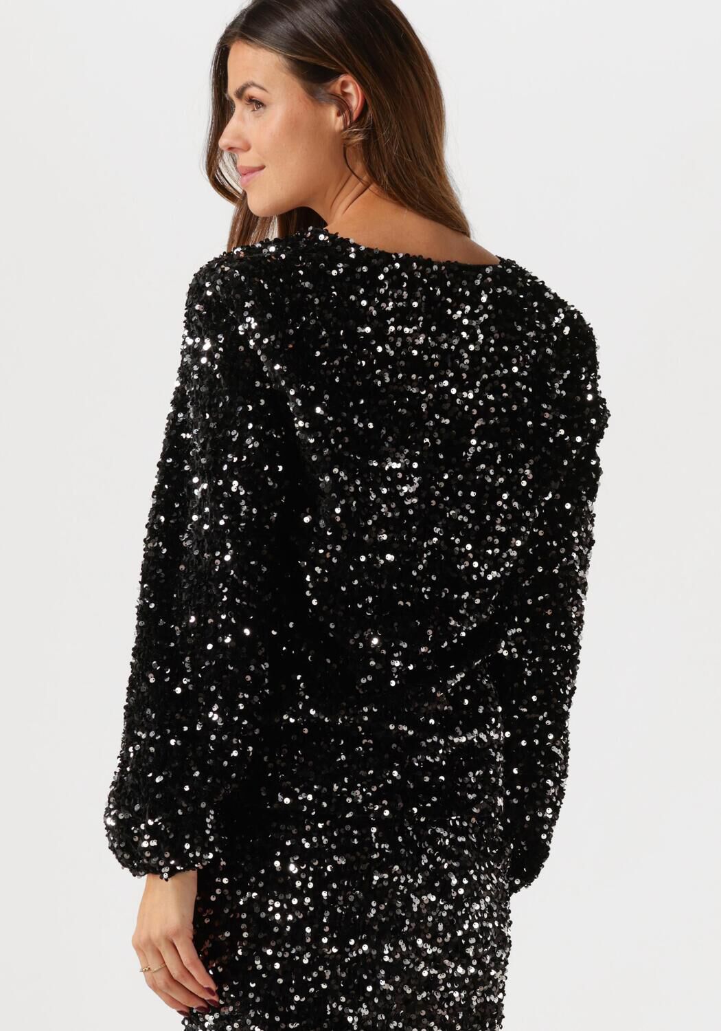 AMAYA AMSTERDAM Dames Blouses Yara Top Zwart