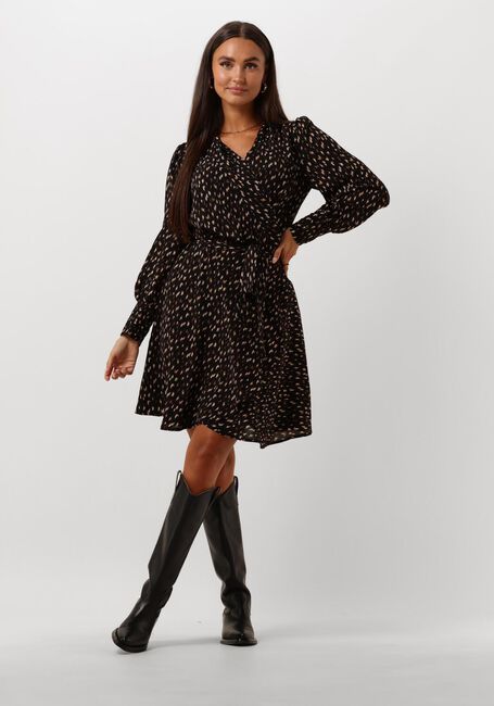 Zwarte NOTRE-V Mini jurk NV-ELINE - large