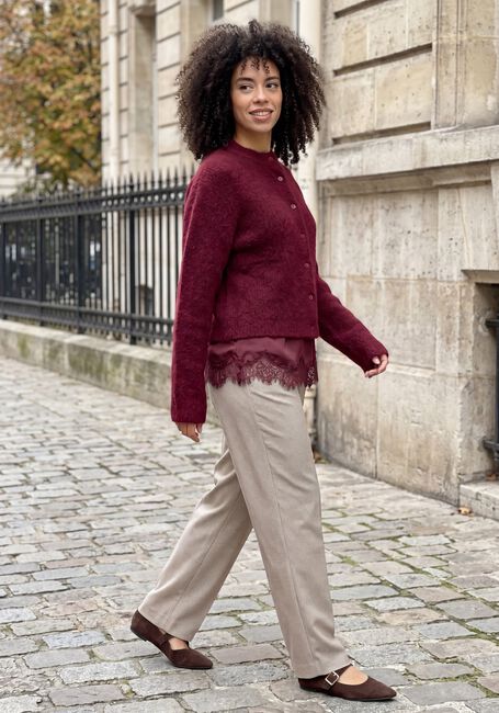 Bordeaux CATWALK JUNKIE Trui CARDIGAN - large
