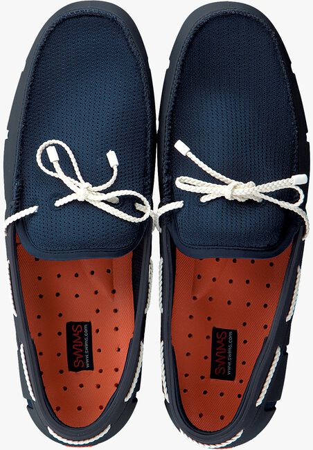 Blauwe SWIMS Loafers BRAIDED LACE LOAFER  - large