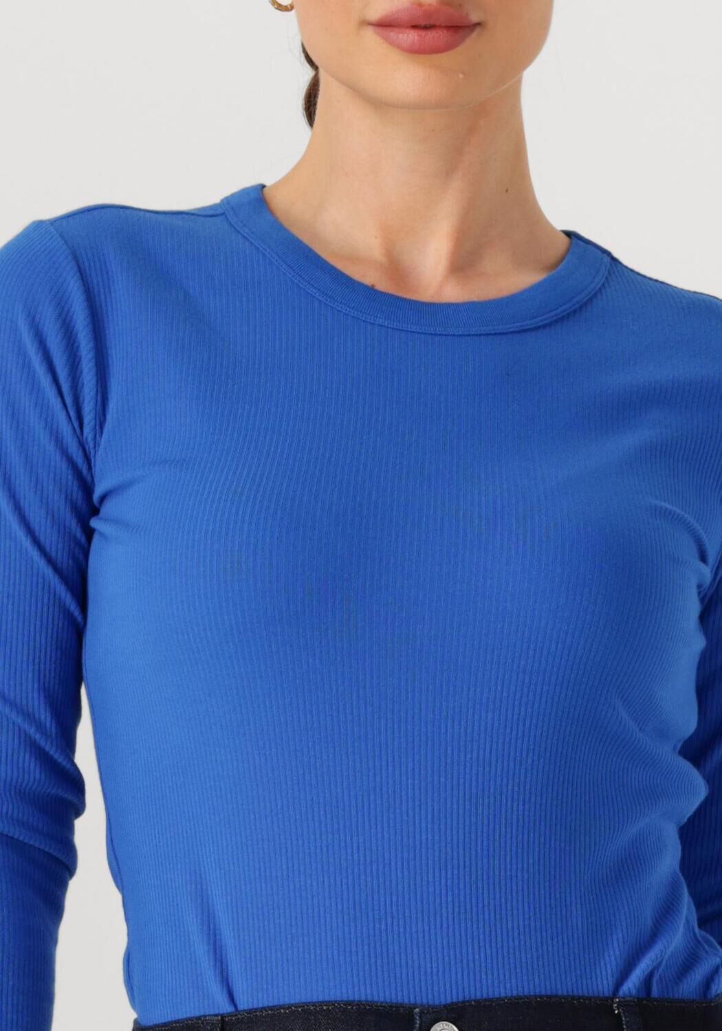 PENN & INK Dames Tops & T-shirts Longsleeve W25f1745 Blauw