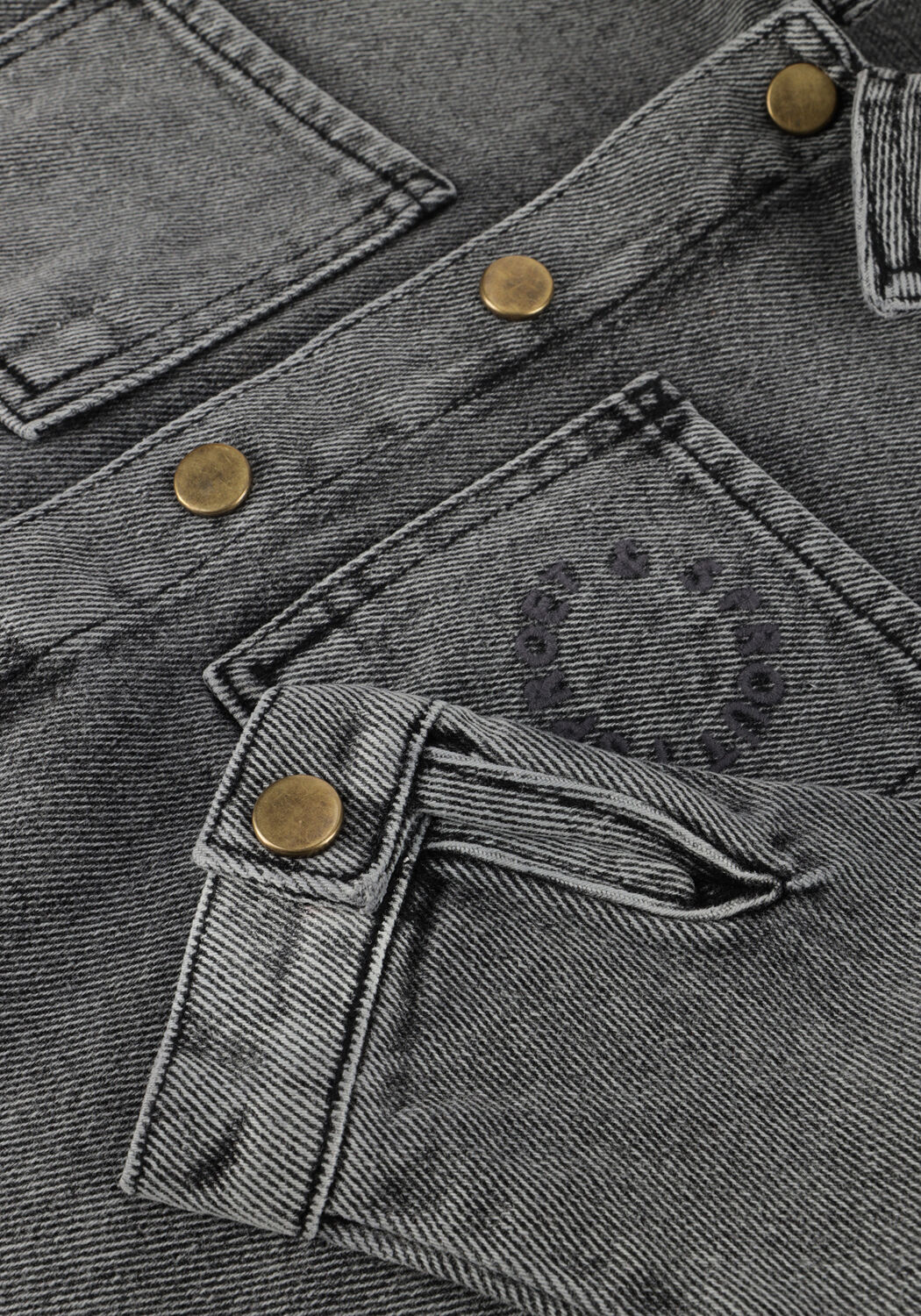 Donkergrijze Sproet & Sprout Overshirt DENIM SHIRT - large