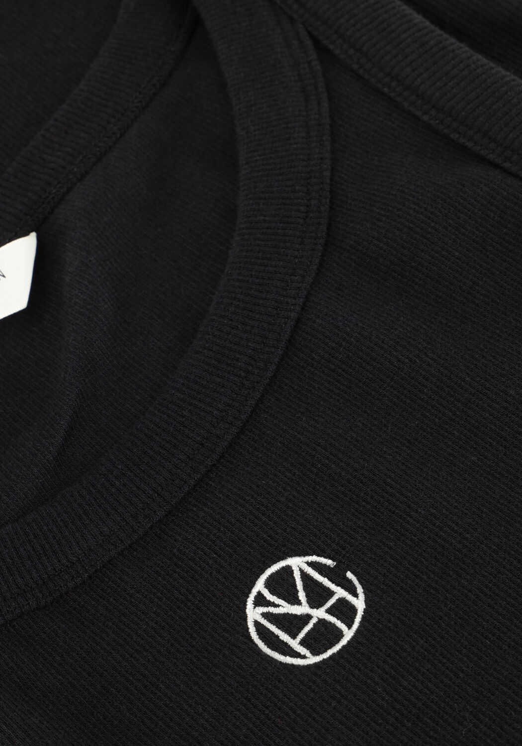 Zwarte MSCH COPENHAGEN T-shirt MSCHGUBBE RASMIA ICON SL TOP - large