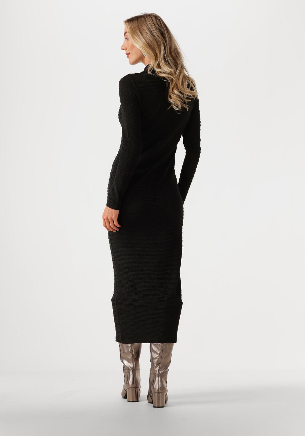 YDENCE Dames Jurken Dress Keet Zwart