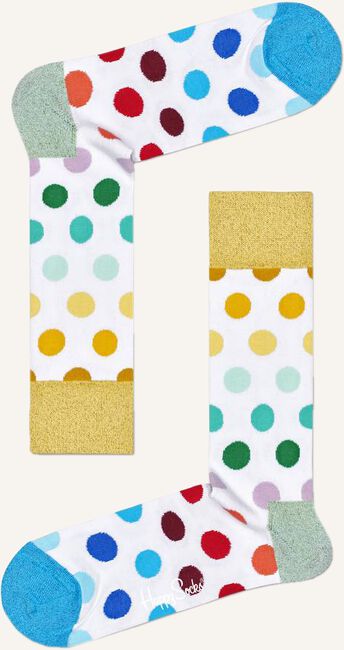 Witte HAPPY SOCKS Sokken PRIDE BIG DOT Witte HAPPY SOCKS Sokken PRIDE BIG DOT - large