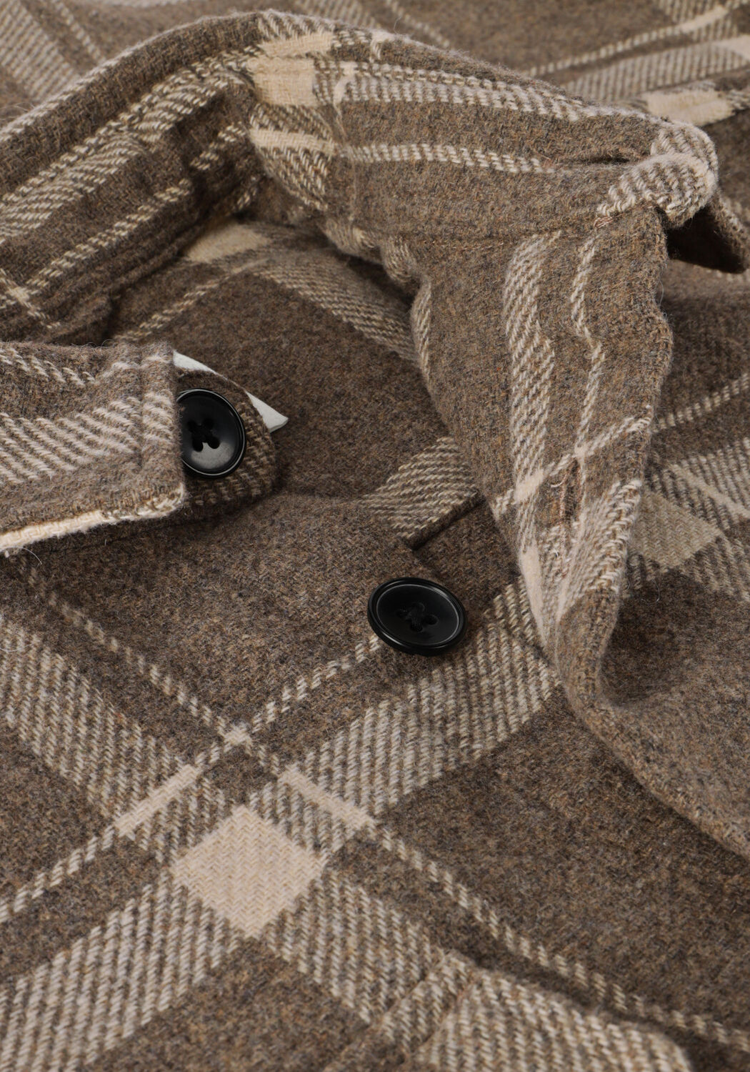 Zand SELECTED MEN Overshirt SLHLOOSEMASON-PABLO LS OVERSHIRT W - large