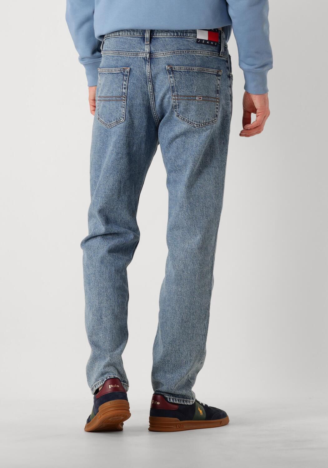 TOMMY JEANS Heren Jeans Ryan Slim Str Ai4136 Blauw