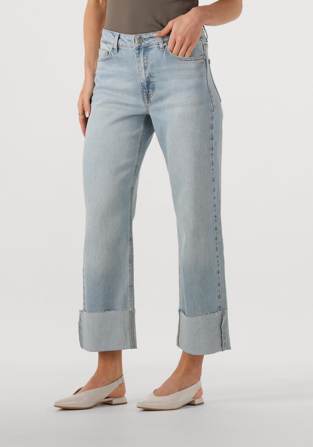 MY ESSENTIAL WARDROBE Dames Jeans Dallasmw 139 High Straight Y Lichtblauw