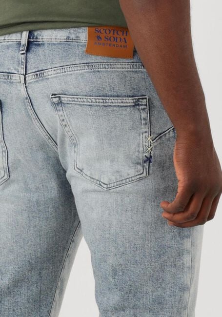Lichtblauwe SCOTCH & SODA Slim fit jeans CORE THE ZEE STRAIGHT JEANS - large