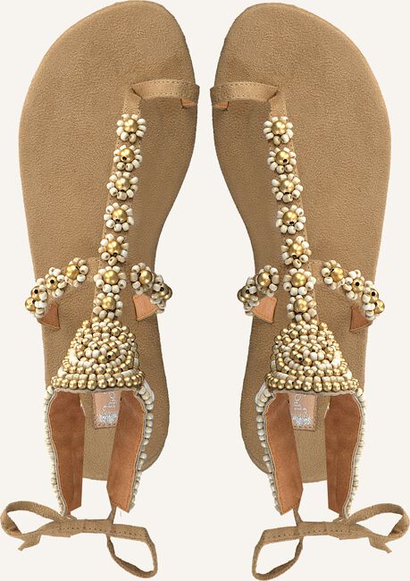 Beige HOT LAVA Platte sandalen SOL Beige HOT LAVA Platte sandalen SOL - large