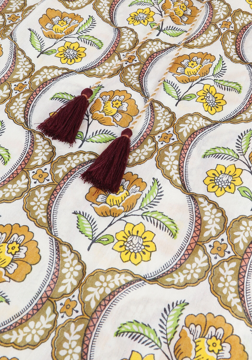 Gele ANTIK BATIK Maxi jurk TANISSA DRESS - large