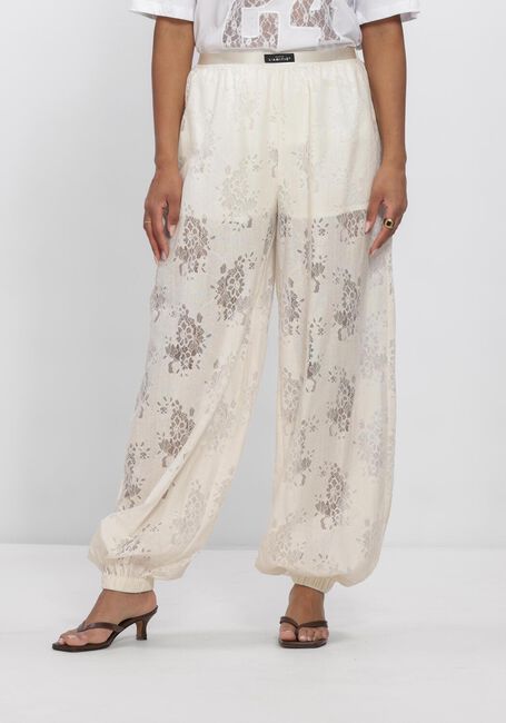 Gebroken wit HAUTE L'AMITI&Eacute; Broeken BELLA LACE HAREM TALL PANT - large
