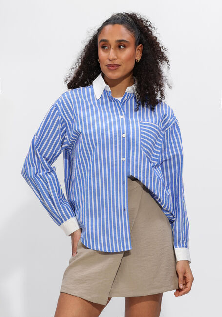 Blauwe MOVES Blouses RHONIE SHIRT 4626 - large