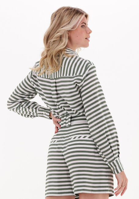 Groene VANILIA Blouses SHIRT STRIPE - large