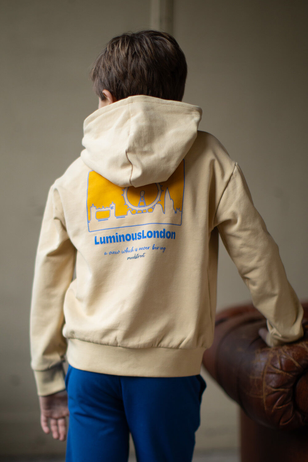 Beige MOODSTREET Truien/vesten SWEATER SEM - large