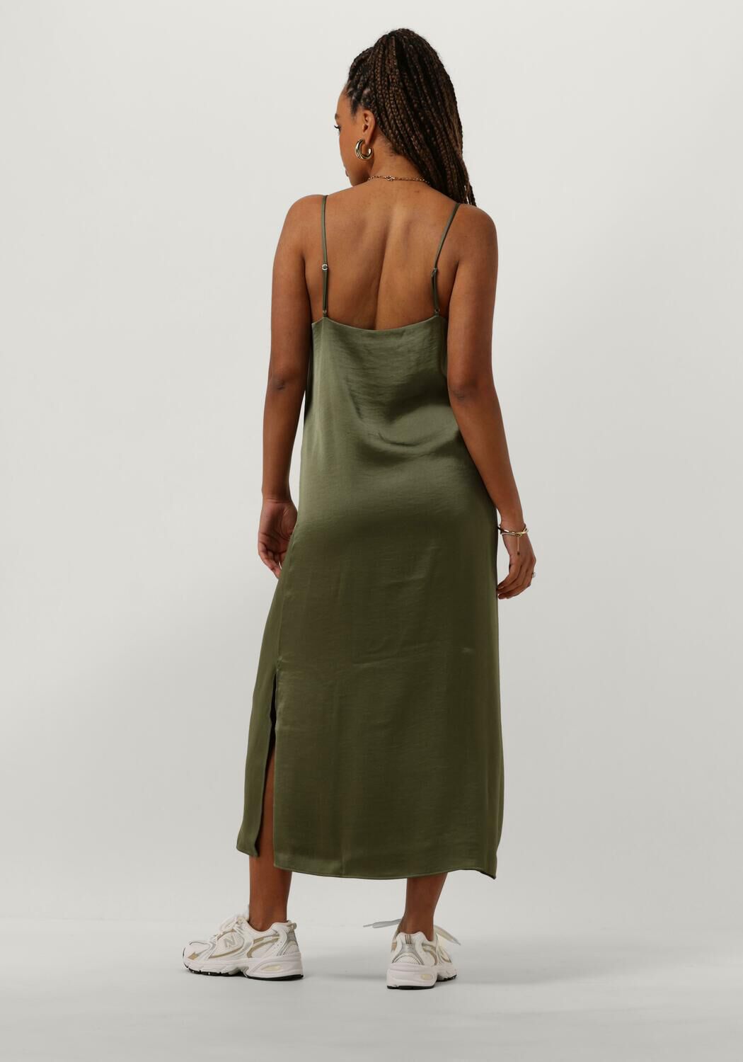 ENVII Dames Jurken Enlima Sl Slip Dress Groen