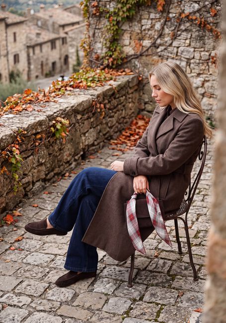 Bruine MODSTR&Ouml;M Mantel SHAYMD COAT - large