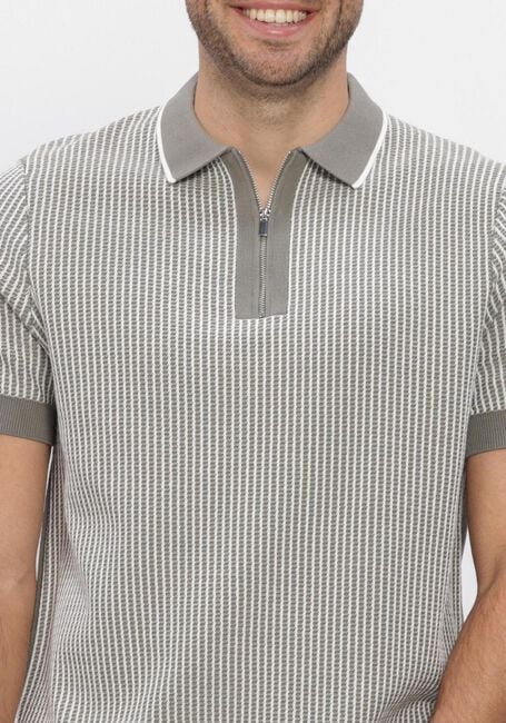 Groene BLUE INDUSTRY Polo KNITTED POLO SHORT SLEEVE - large