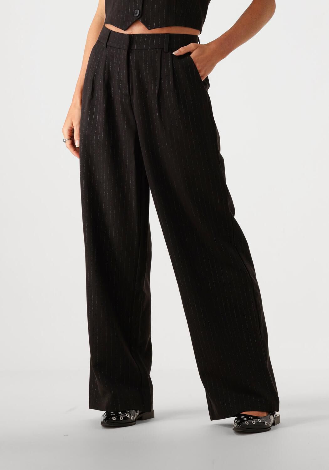 Envii Zwarte Endore Broek voor Vrouwen Black Dames