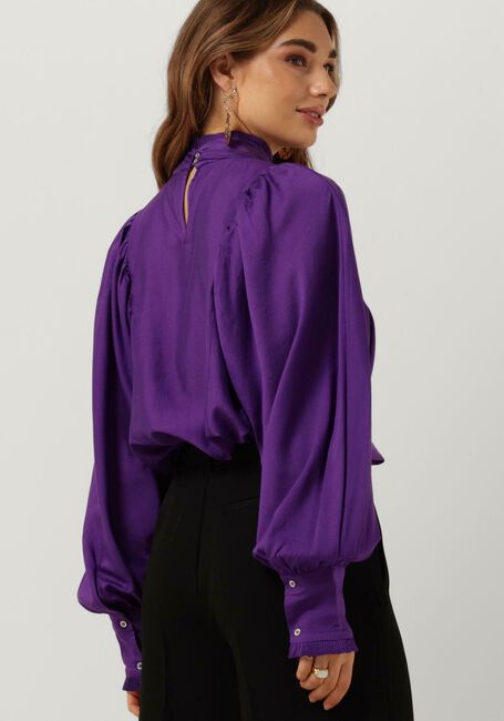 Paarse CO'COUTURE Blouse KIRA PLEAT BLOUSE - large