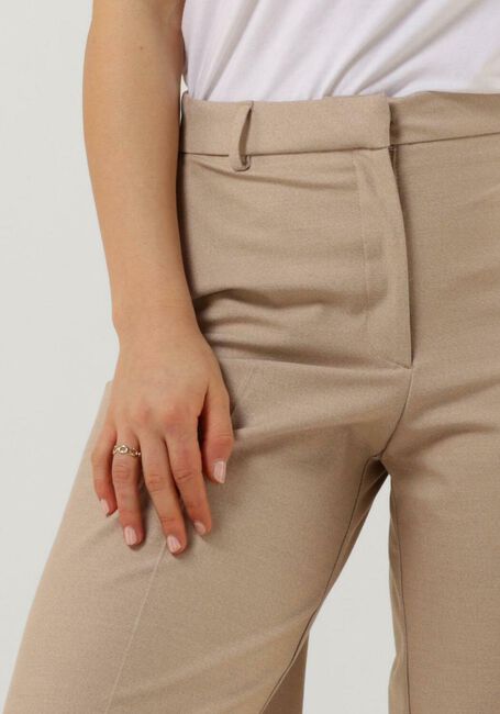 Beige SELECTED FEMME Pantalon SLFELIANA HW WIDE PANT N - large