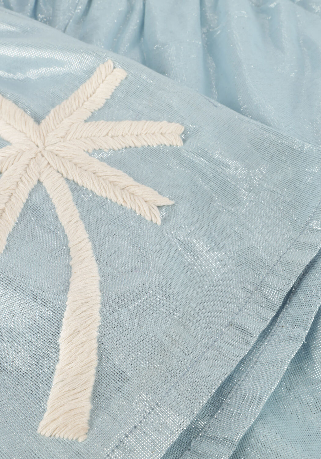 Lichtblauwe LOUIZON Korte broek BASMATI - large