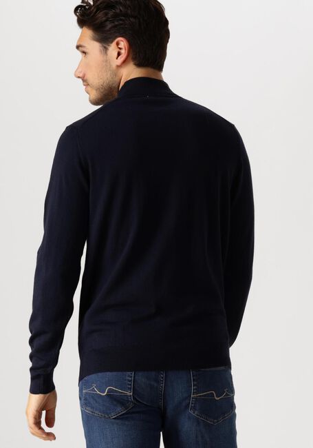 Donkerblauwe PROFUOMO Trui PULLOVER MOCK - large