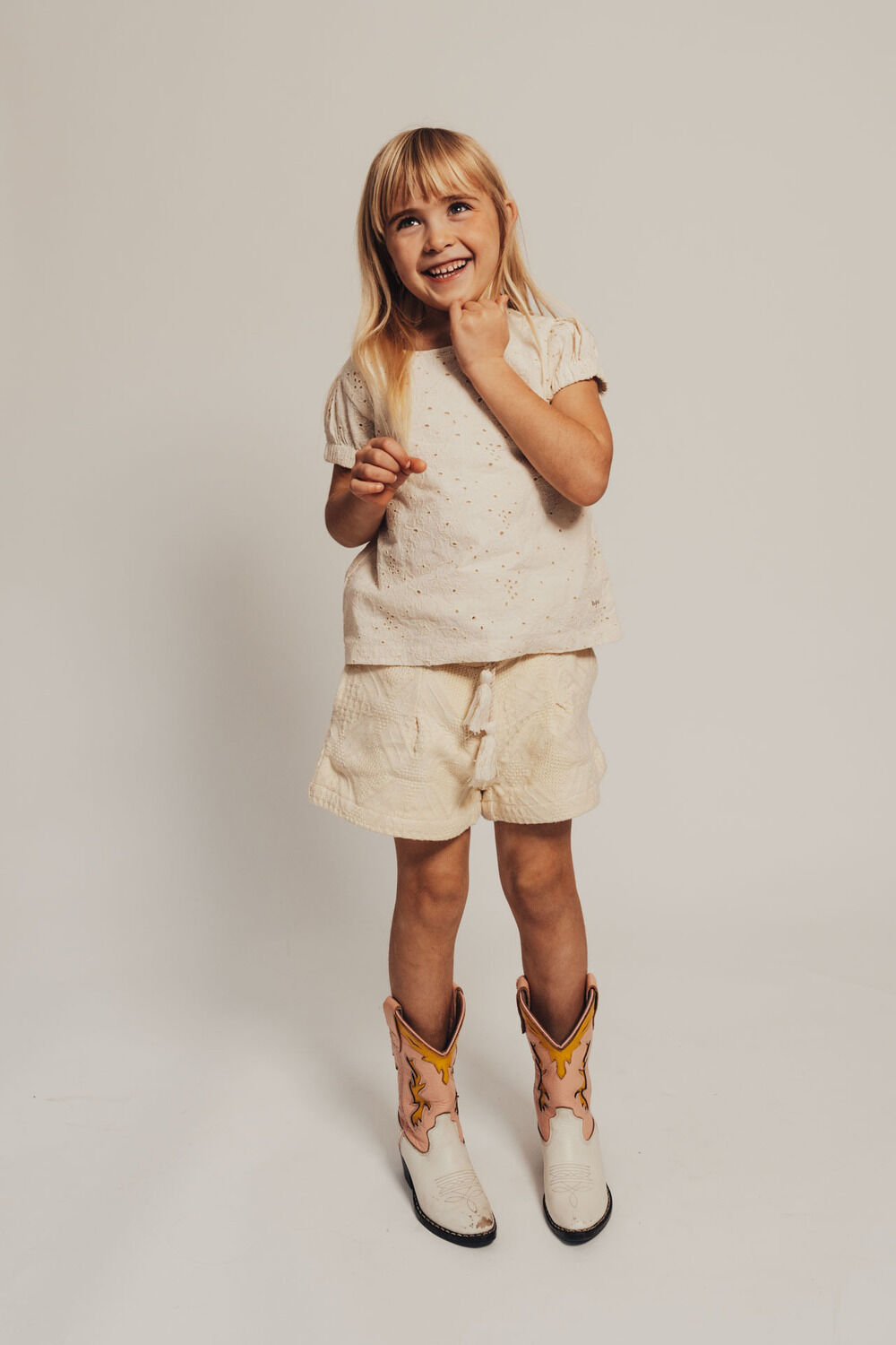 Beige BAJE STUDIO Broeken YULA - large