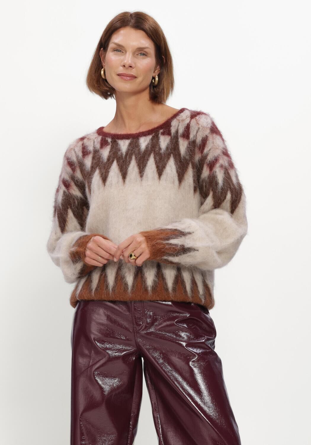 Ecru BEAUMONT Trui EKAT PULLOVER - large