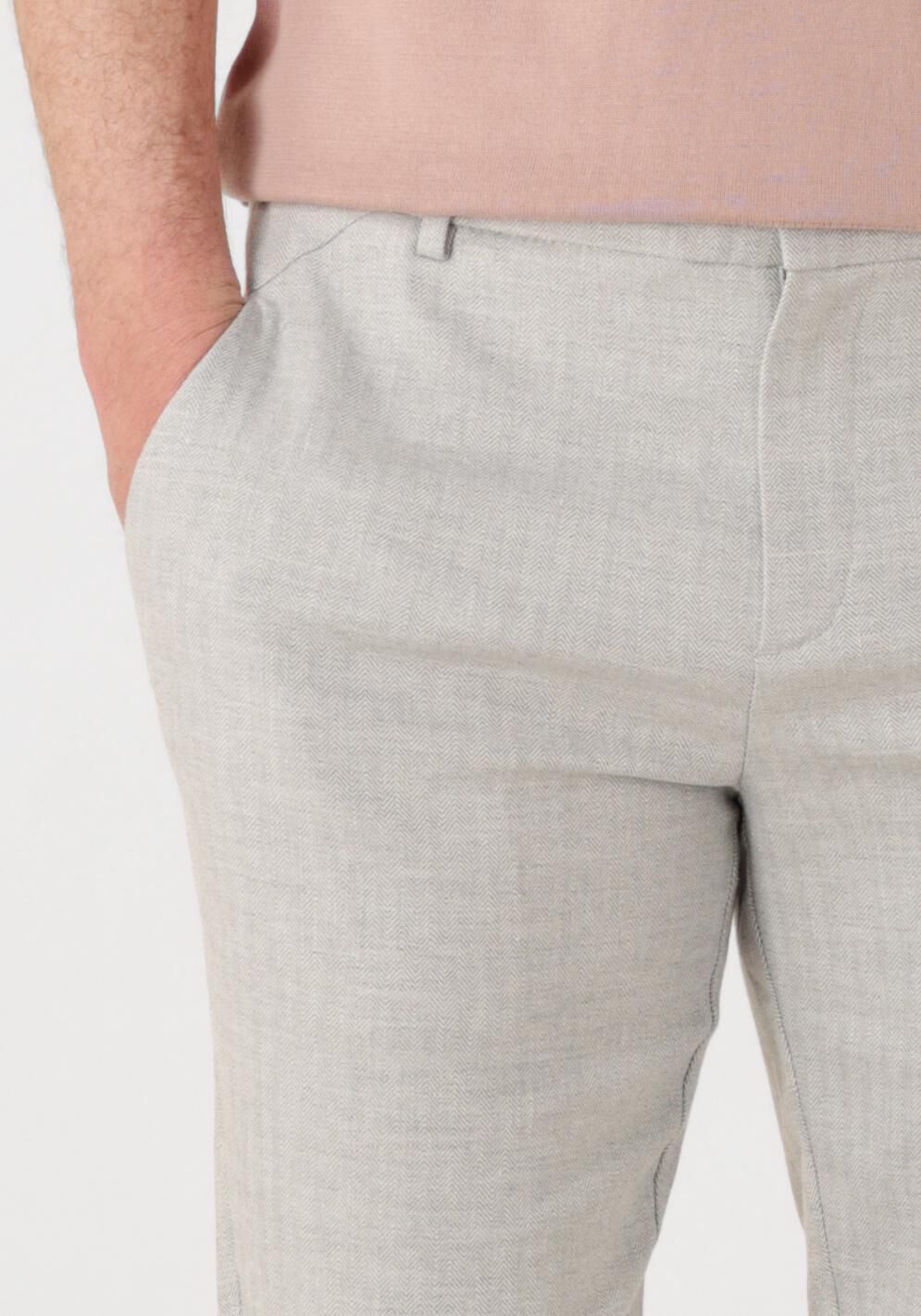PLAIN Heren Broeken Josh Pl Lichtgrijs
