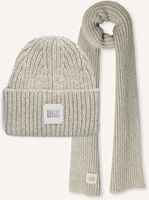 Lichtgrijze UGG Muts CHUNKY RIB KNIT SET Lichtgrijze UGG Muts CHUNKY RIB KNIT SET - medium