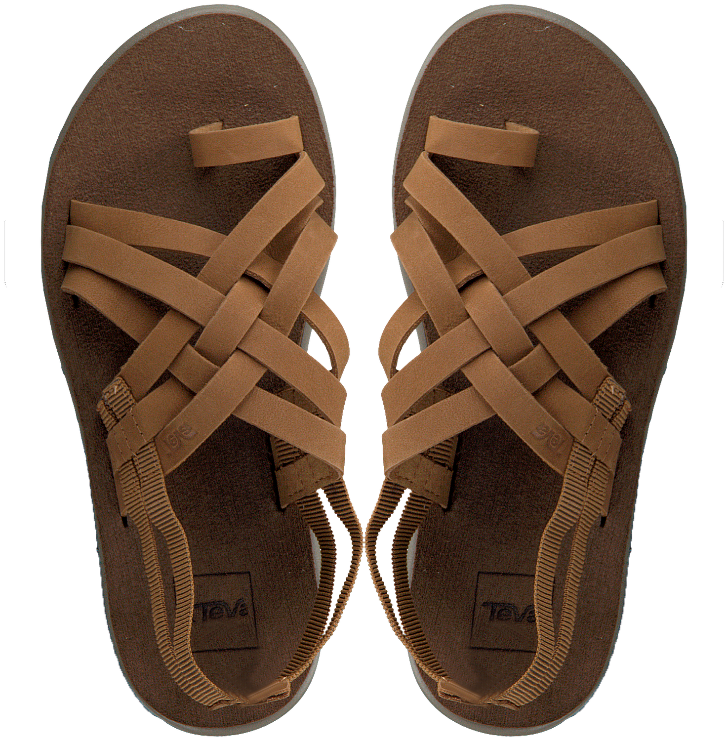 Camel Teva Sandalen W Voya Strappy Omoda