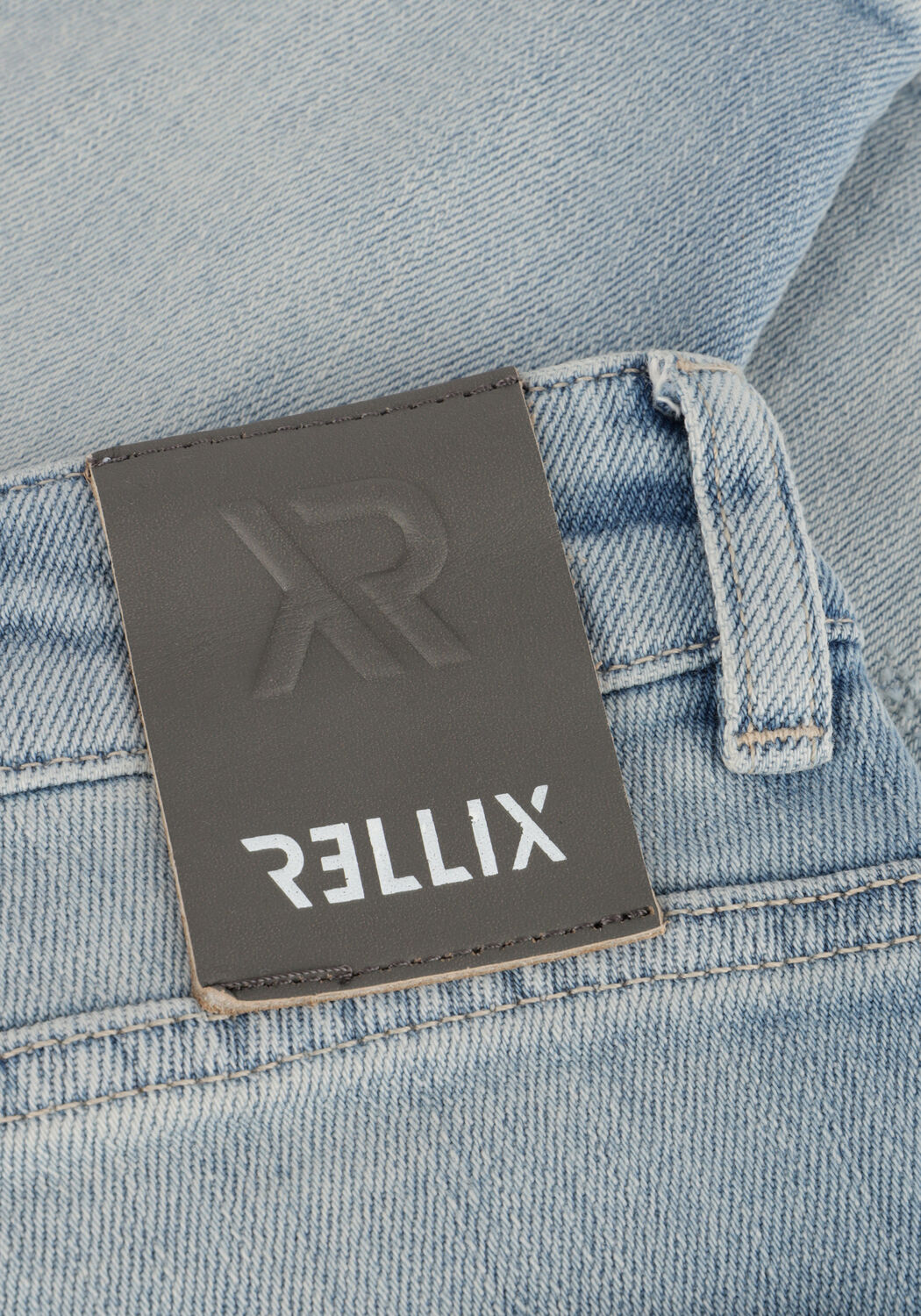 RELLIX Jongens Jeans Denim Short Light Blue Grijs