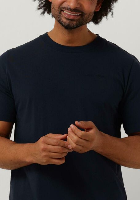 Donkerblauwe PEAK PERFORMANCE T-shirt M ORIGINAL SMALL LOGO TEE - large