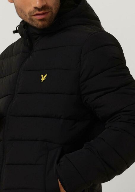 Zwarte LYLE & SCOTT Gewatteerde jas LIGHTWEIGHT PUFFER JACKET - large