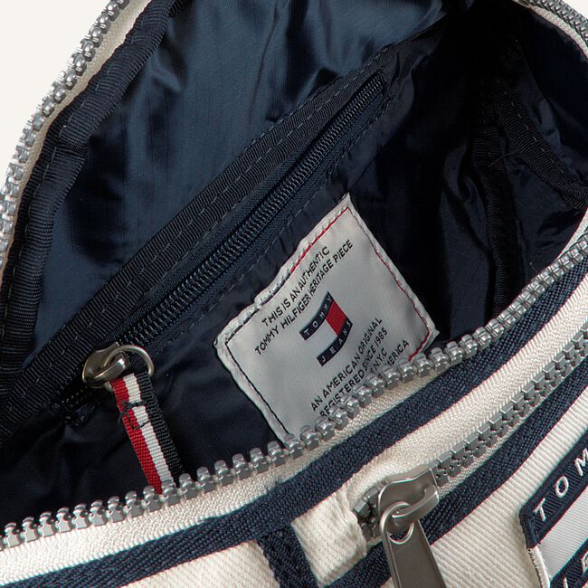 Witte TOMMY HILFIGER Heuptas HERITAGE BUMBAG CNVS Witte TOMMY HILFIGER Heuptas HERITAGE BUMBAG CNVS - large